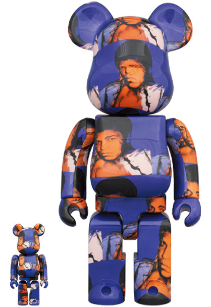 BE@RBRICK × Andy Warhol × Muhammad Ali 100% & 400%.