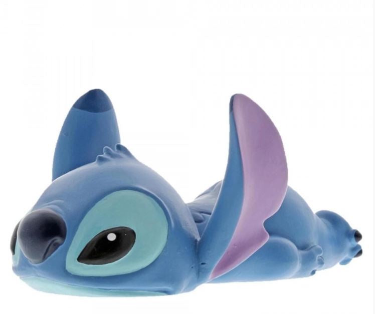 DISNEY SHOWCASE - STITCH HUGS - STITCH LAYING DOWN MINI FIGURINE.