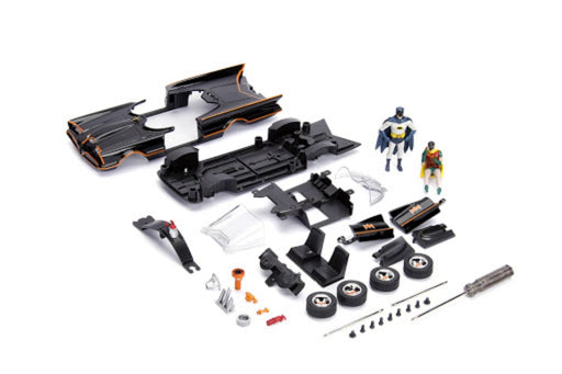 Batman (TV) - Batmobile with Batman 1:24 Scale Diecast Model Kit.