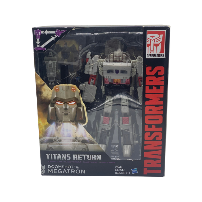 Transformers Generations Titans Return Doomshot & G1 Megatron Voyager Action Figure