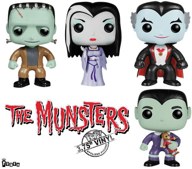 The Munsters Set Funko (#196-199).