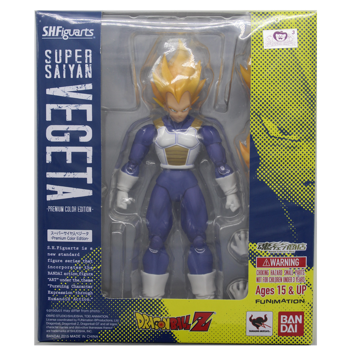 toy-lectables - Super Saiyan Vegeta Premium Color SHF DBZ - Japanese - Bandai