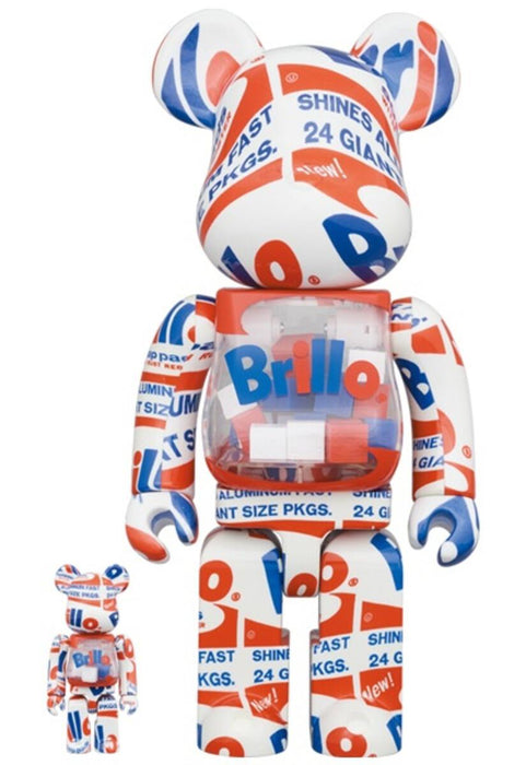 BE@RBRICK ANDY WARHOL "Brillo" 2022 100% & 400%