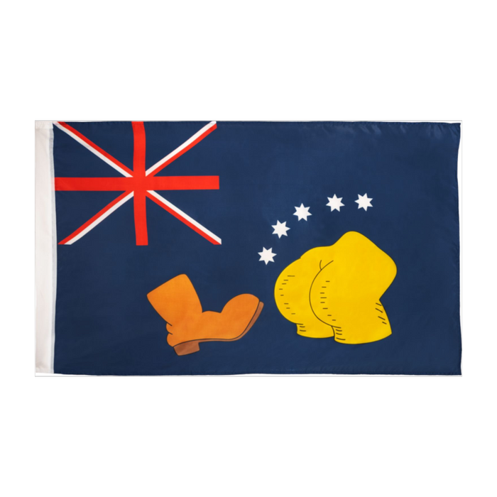 The Simpsons - Bart vs Australia Replica Flag