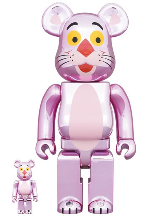 BE@RBRICK PINK PANTHER CHROME Ver. 100% & 400%