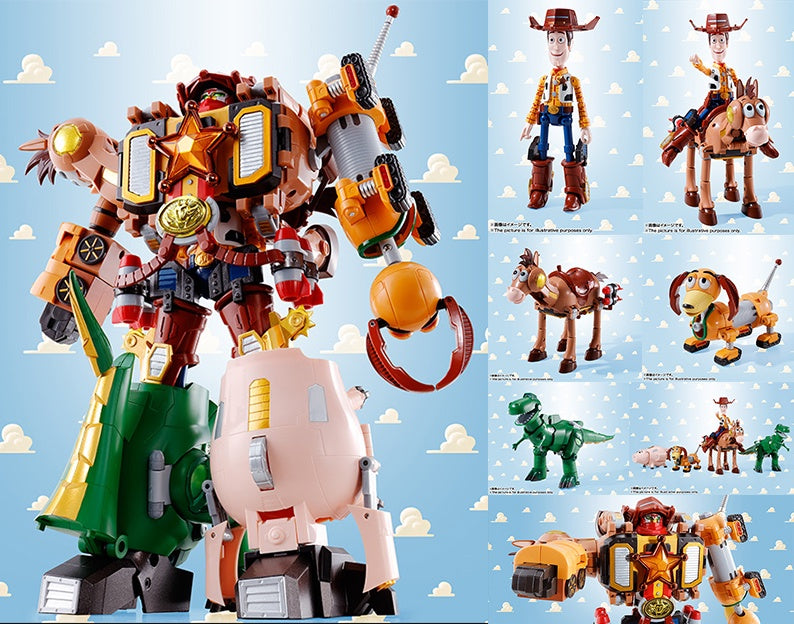 toy-lectables - CHOGOKIN Woody Robo Sherrif TOY STORY - Cool shit - Bandai