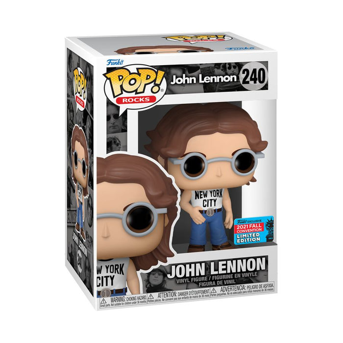 John Lennon - John Lennon NYCC Shirt Festival of Fun 2021 US Exclusive Pop! Vinyl [RS]