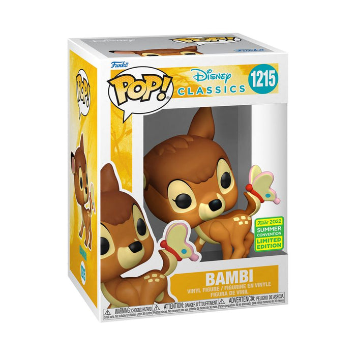 Bambi (1942) - Bambi with Butterfly SDCC 2022 Exclusive Pop! Vinyl [RS]