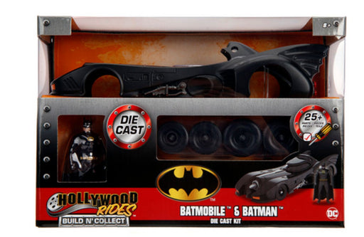 Batman (1989) - Batmobile with Batman 1:24 Scale Diecast Model Kit.