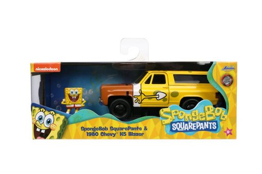 SpongeBob SquarePants - 1980 Chevy K5 Blazer with SpongeBob 1:32 Scale Hollywood Ride.