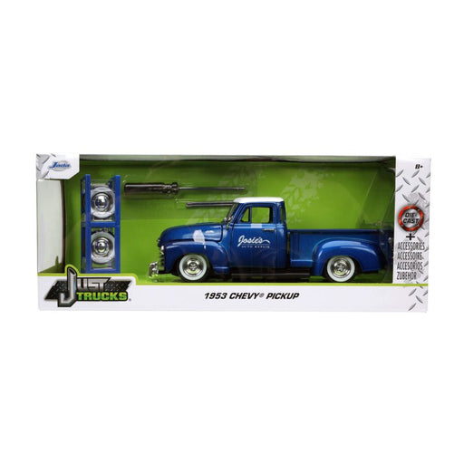 Just Trucks - Chevy 3100 Pick Up 1953 Blue 1:24 Scale Diecast Vehicle.