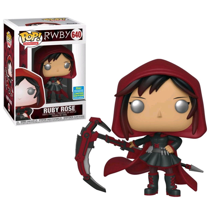 toy-lectables - RWBY - Ruby Rose with Hood SDCC - FUNKO Pop! vinyl - FUNKO