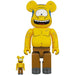 Bearbrick 100% & 400% Set The Simpsons Cyclops.